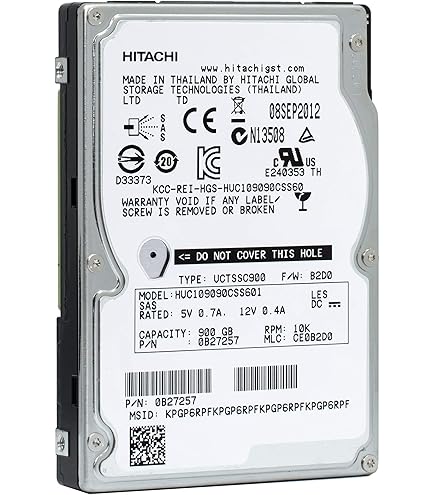 hts727575?a9e364?Hitachi 750?GB 7200rpm 2.5インチ16?MBキャッシュ3.0?Gbps Seri Amazon.com: HTS727575A9E364 Hitachi 750gb 7200rpm 2.5inch